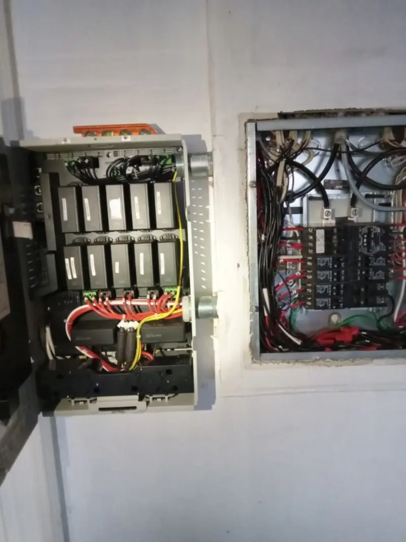 Electrical panel upgrade completed for Ring Doorbell Installation in Deer Park